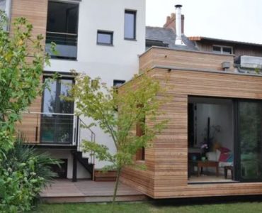 extension bois maison architecte