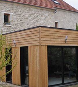 prix extension bois architecte