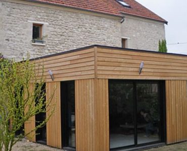 prix extension bois architecte